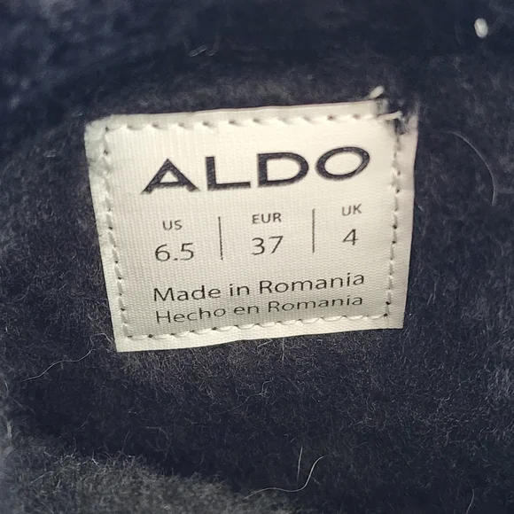 Aldo Glossy Warm‎ Black Winter Boots - Picture 5 of 6